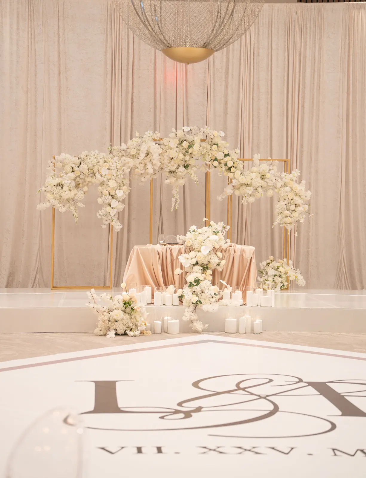 Wedding flowers created for Lauren & Blake