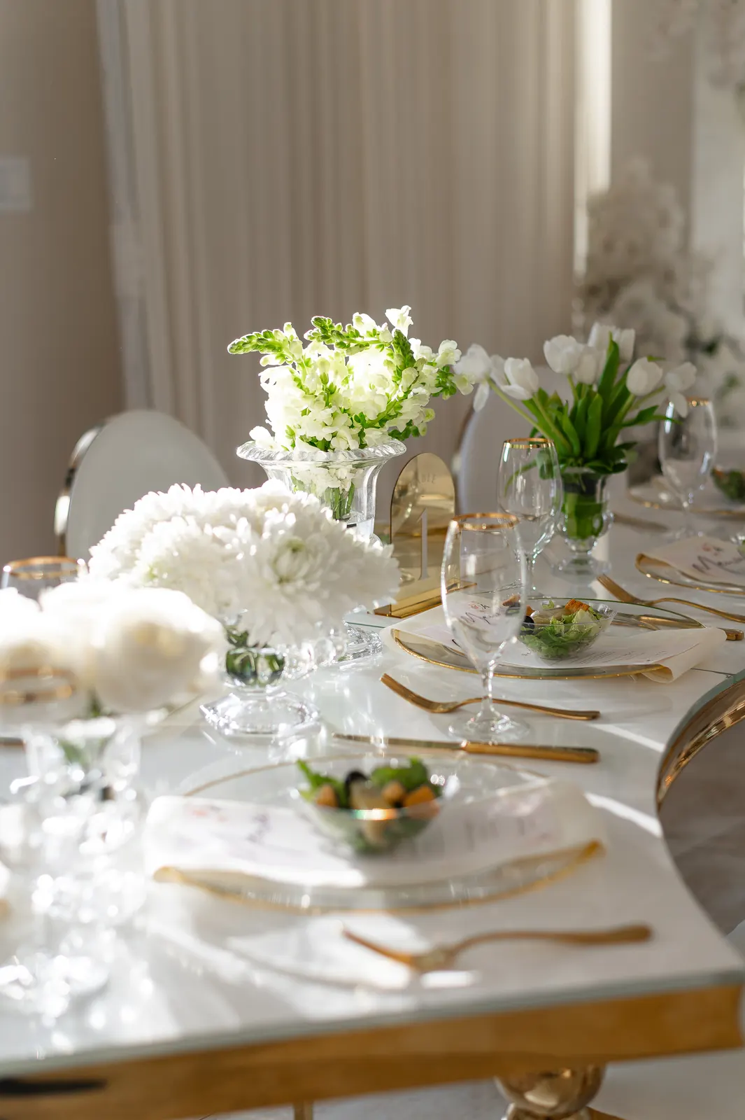 Wedding flowers created for Charlotte & Calvin